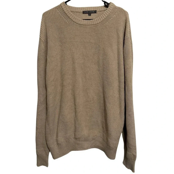 Slate and Stone Mens Beige Pullover Sweater - Size XL - Picture 1 of 7